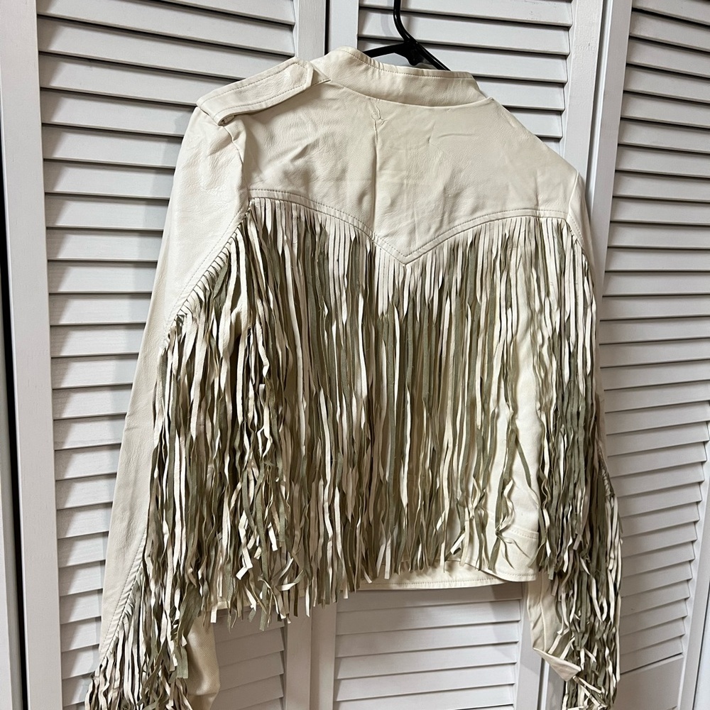 Some Days Lovin “Dex” Leatherette Fringe Jacket - Picture 15 of 16